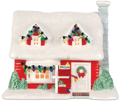 Charlie Brown's House, Peanuts, Department 56 Snow Village